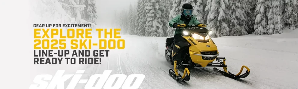 Gear up for excitement! Explore the 2024 Ski-Doo line-up and get ready to ride!
